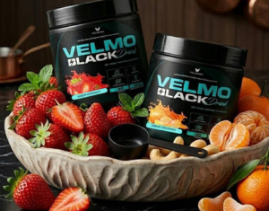 Velmo Black Drink Sabor Morango e Tangerina