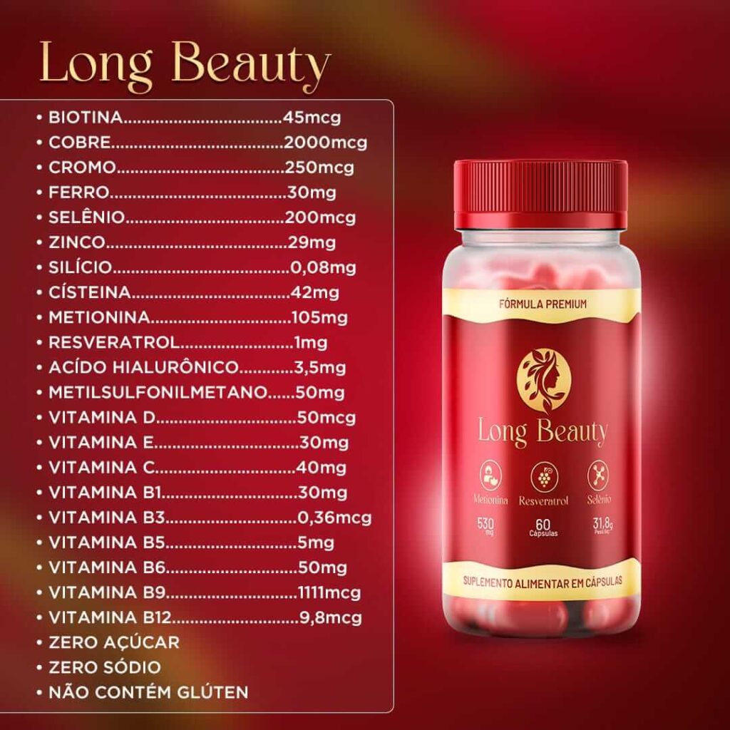 Rotina de cuidados para suavizar rugas e linhas de expressão com suplemento Long Beauty