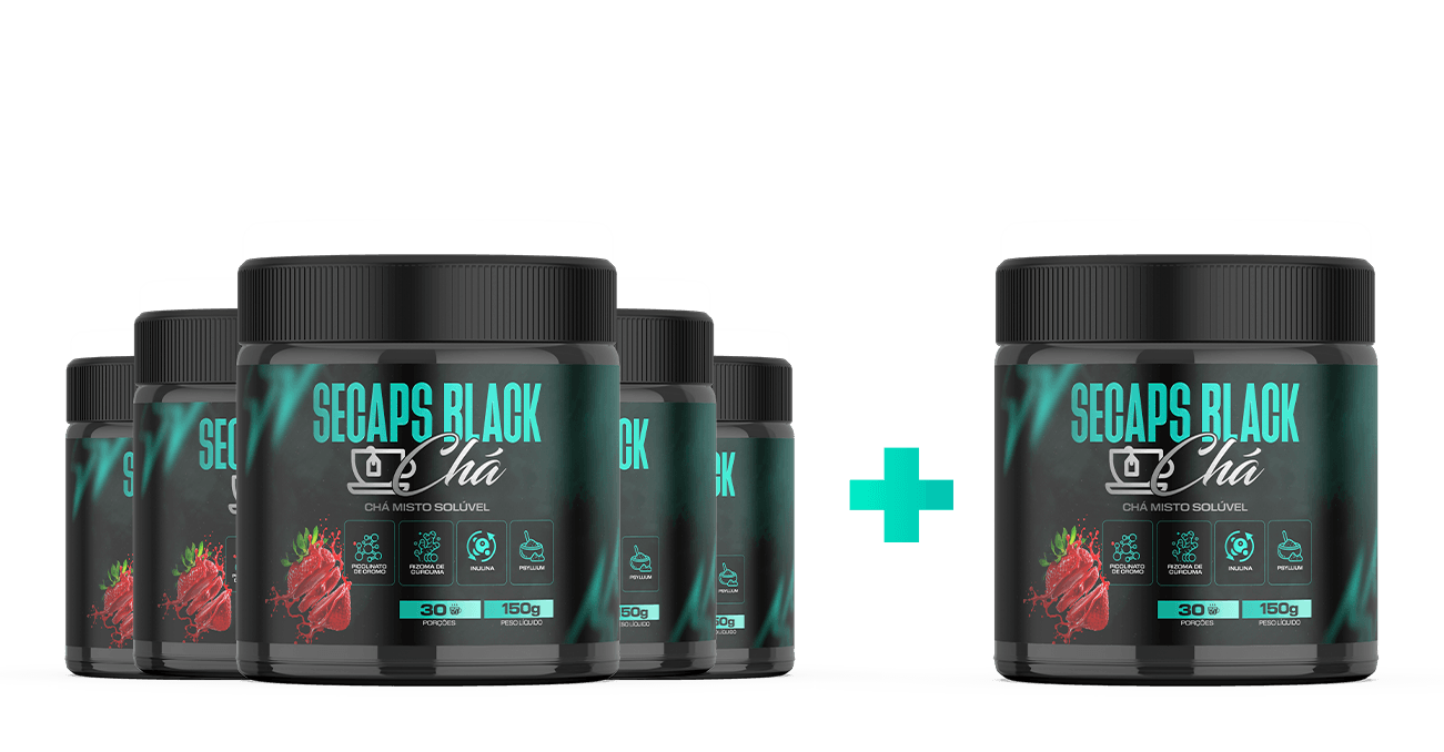 Secaps Black Chá 3+3
