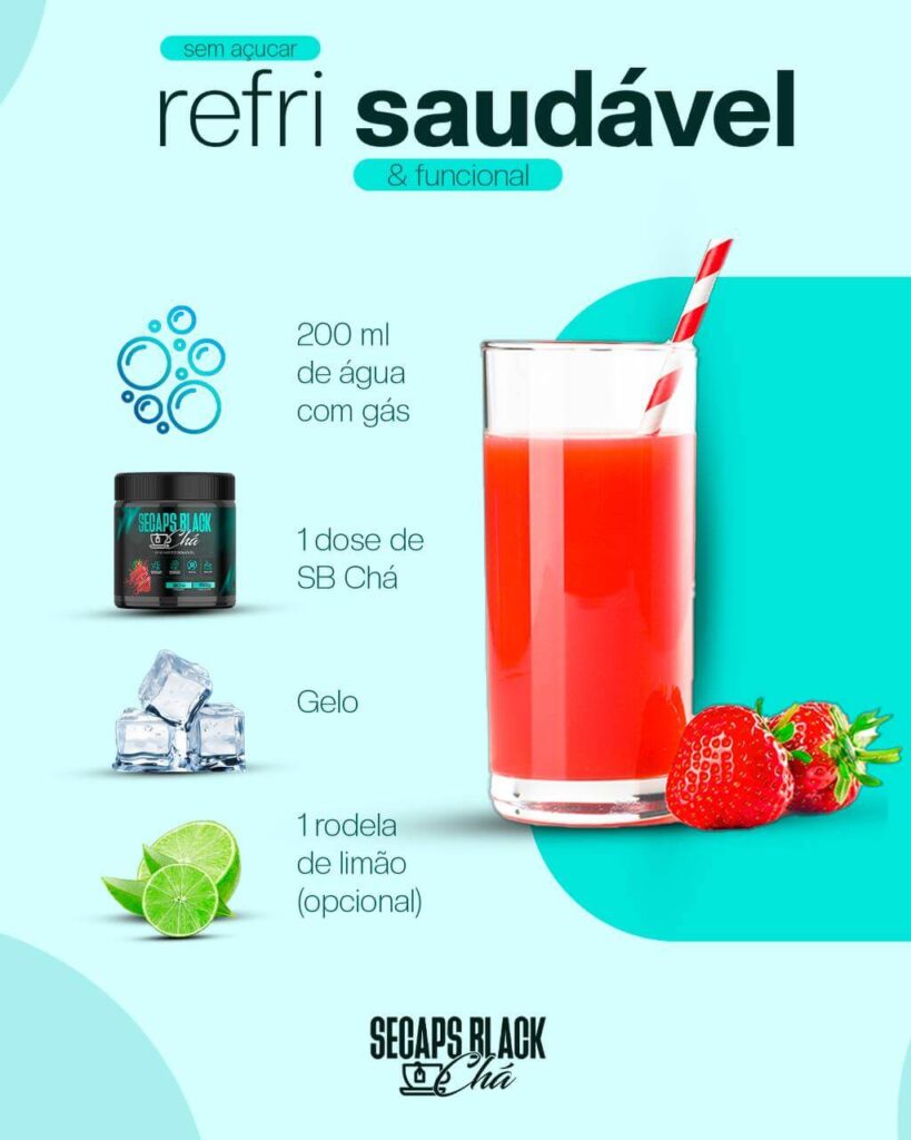 Secaps Black Chá - refri saudável