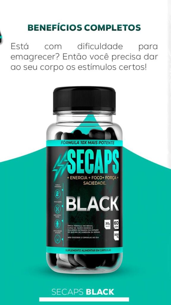 beneficios completos de secaps black foto