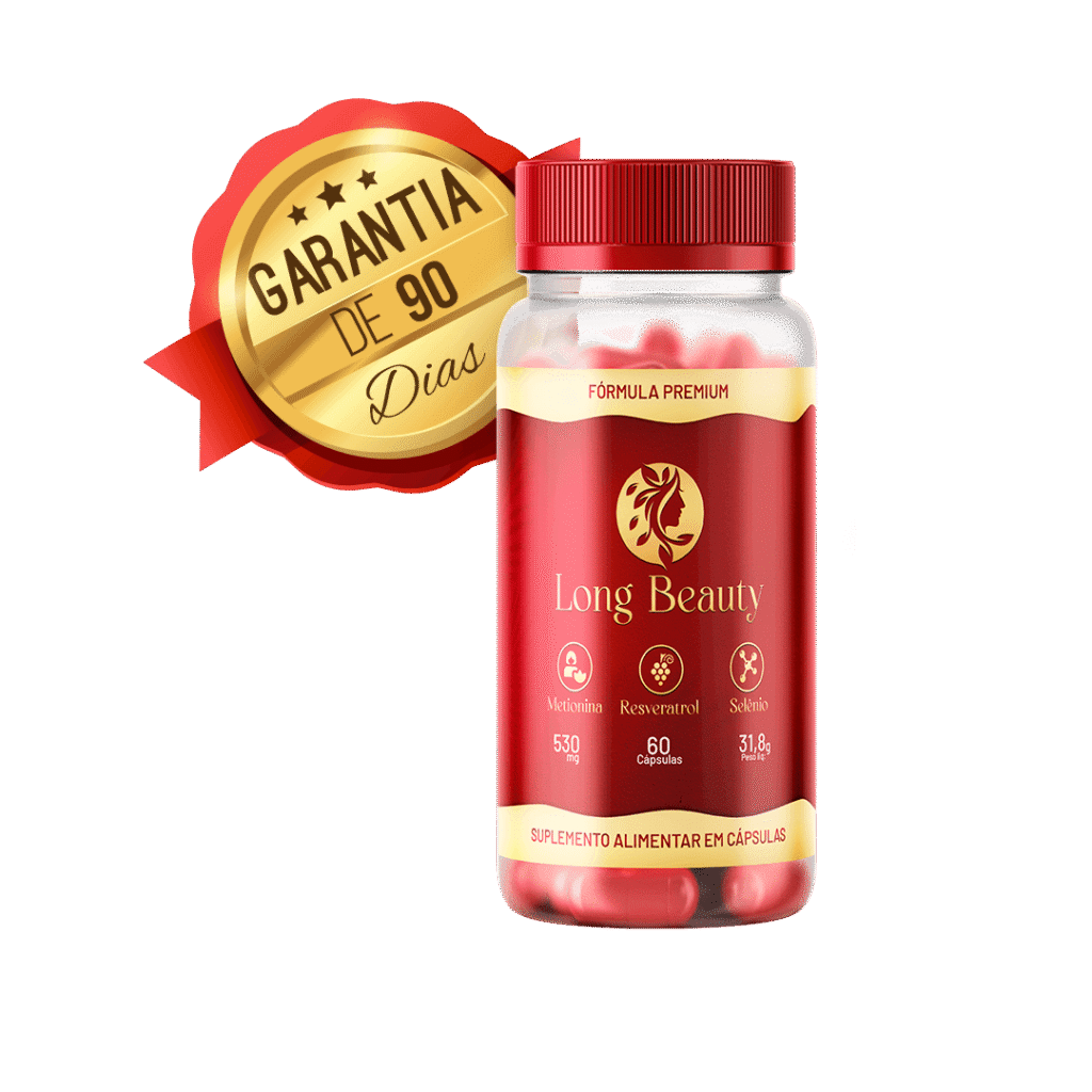 suplementação Long Beauty para cabelos pele e unhas