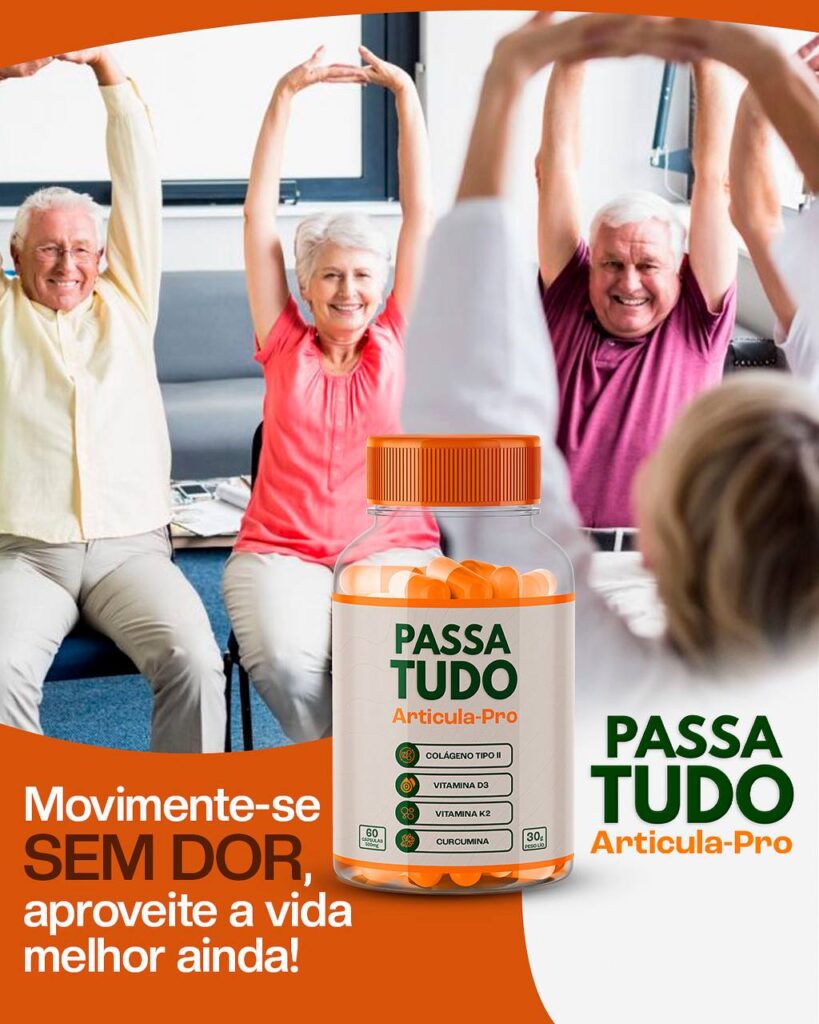 Suplemento Passa Tudo - Livre das Dores nas Articulações
