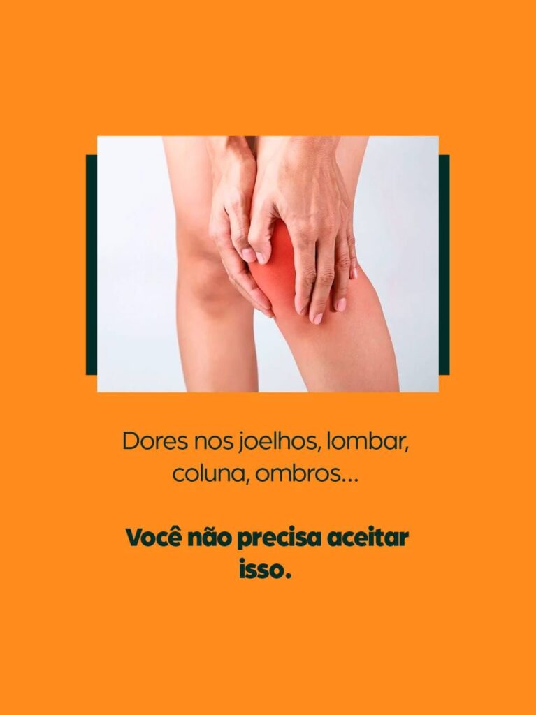 dores nos joelhos, lombar, coluna, ombros... você não precisa aceitar isso