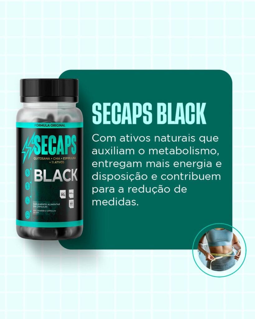 melhor suplemento - secaps black