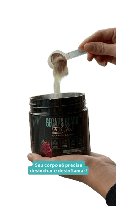 secaps black chá por que é diferente