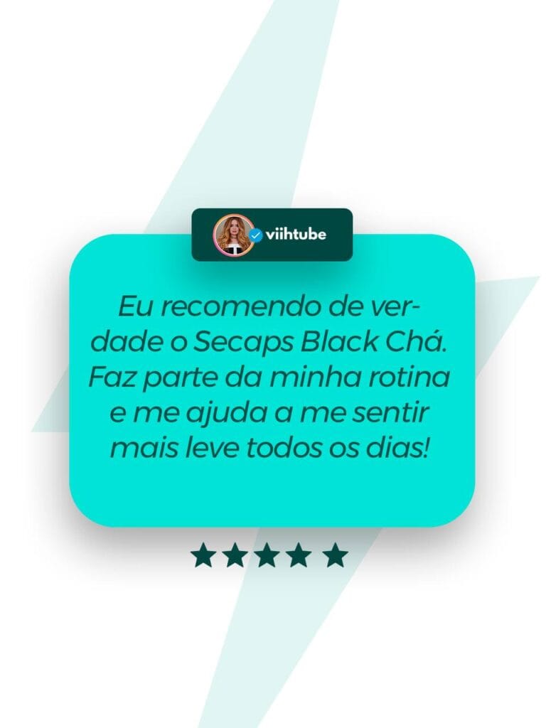 Viitube recomenda Secaps Black Chá