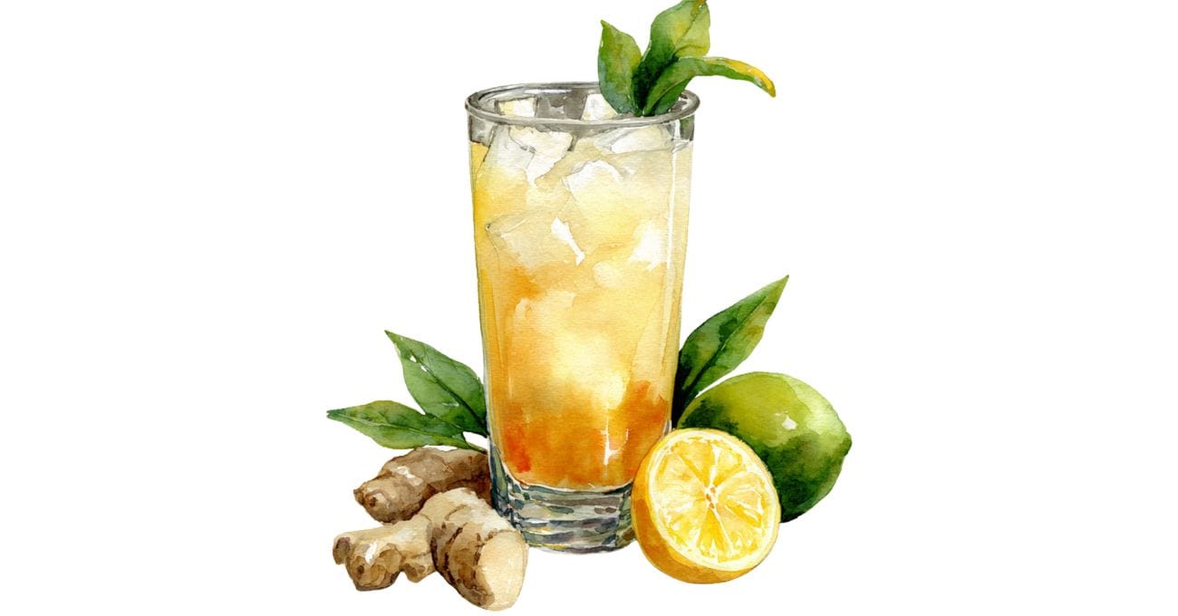 Água com Gengibre e Limão