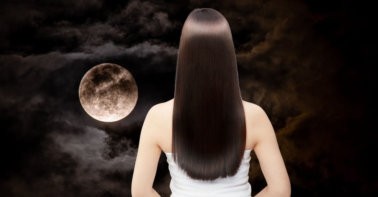 Lua e Cabelo