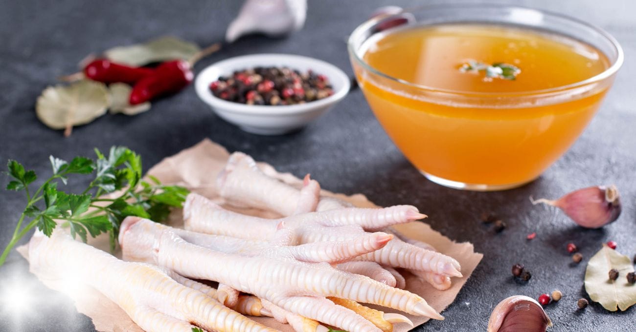 Pé de Galinha e Colágeno