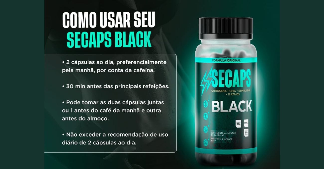 Secaps Black Como Tomar