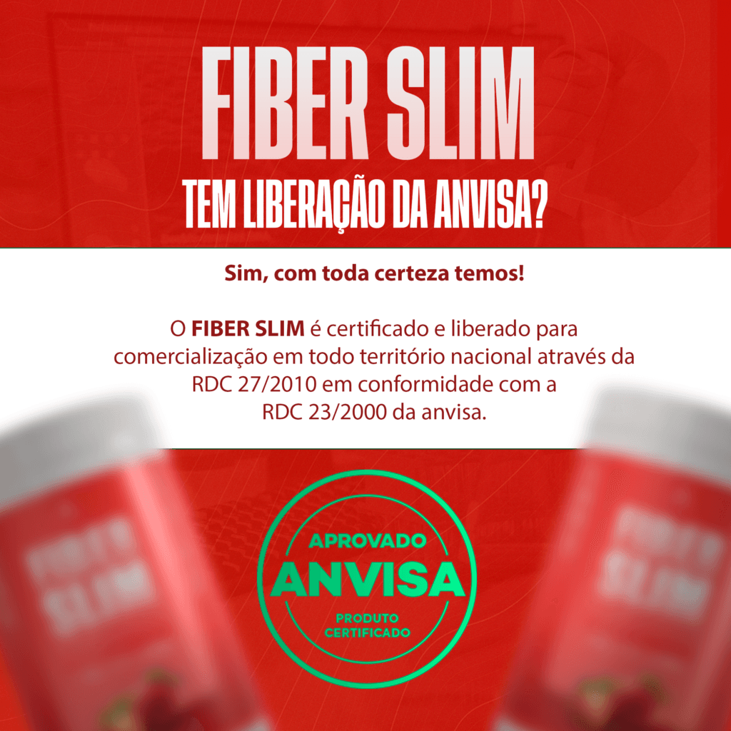 Fiber Slim liberado pela Anvisa