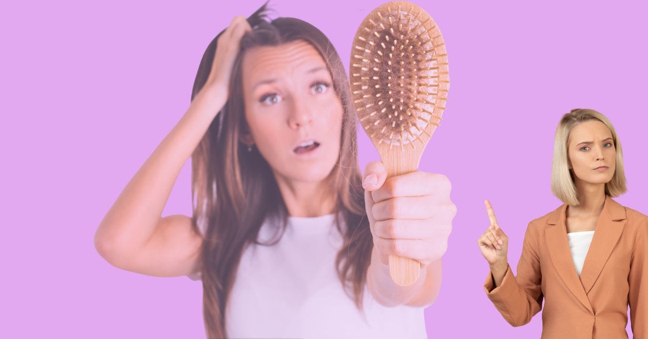 causas de queda de cabelo