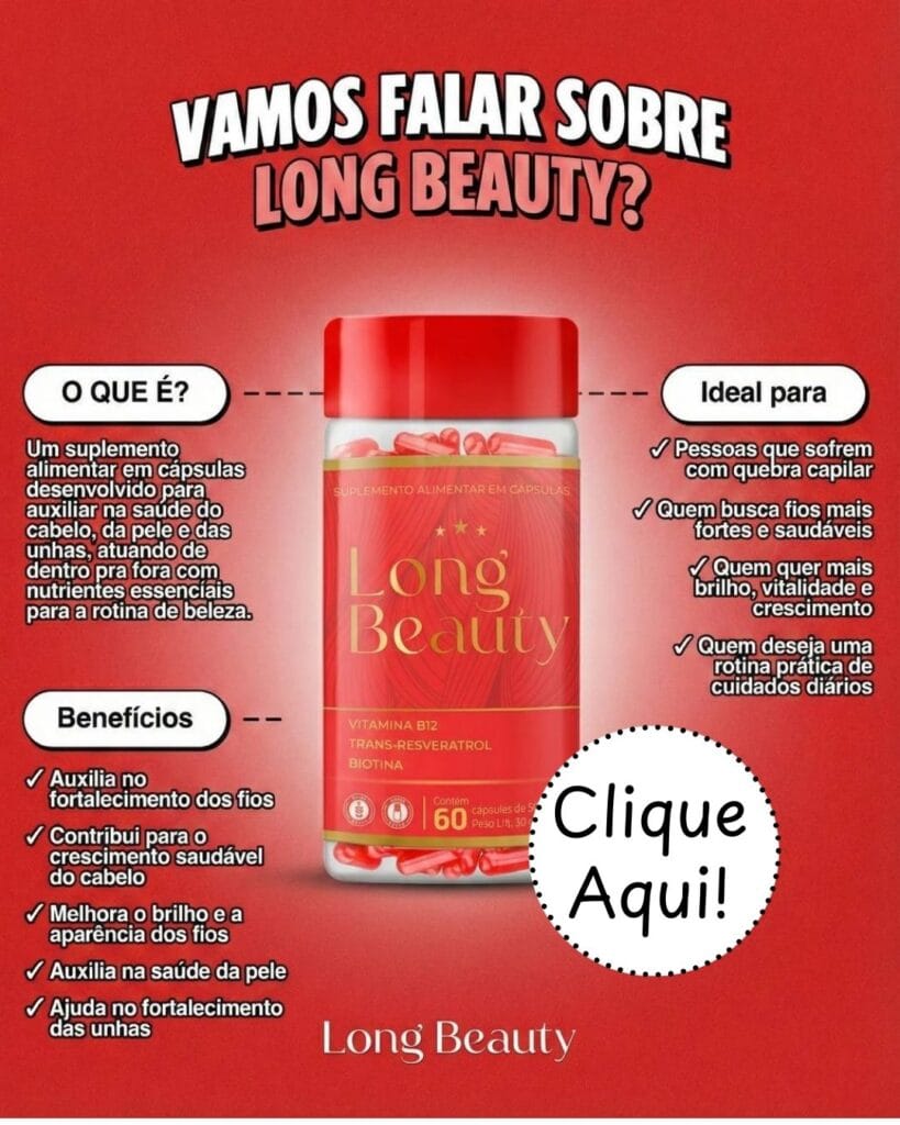 sol clareia o cabelo - Vamos conhecer o Suplemento Long Beauty