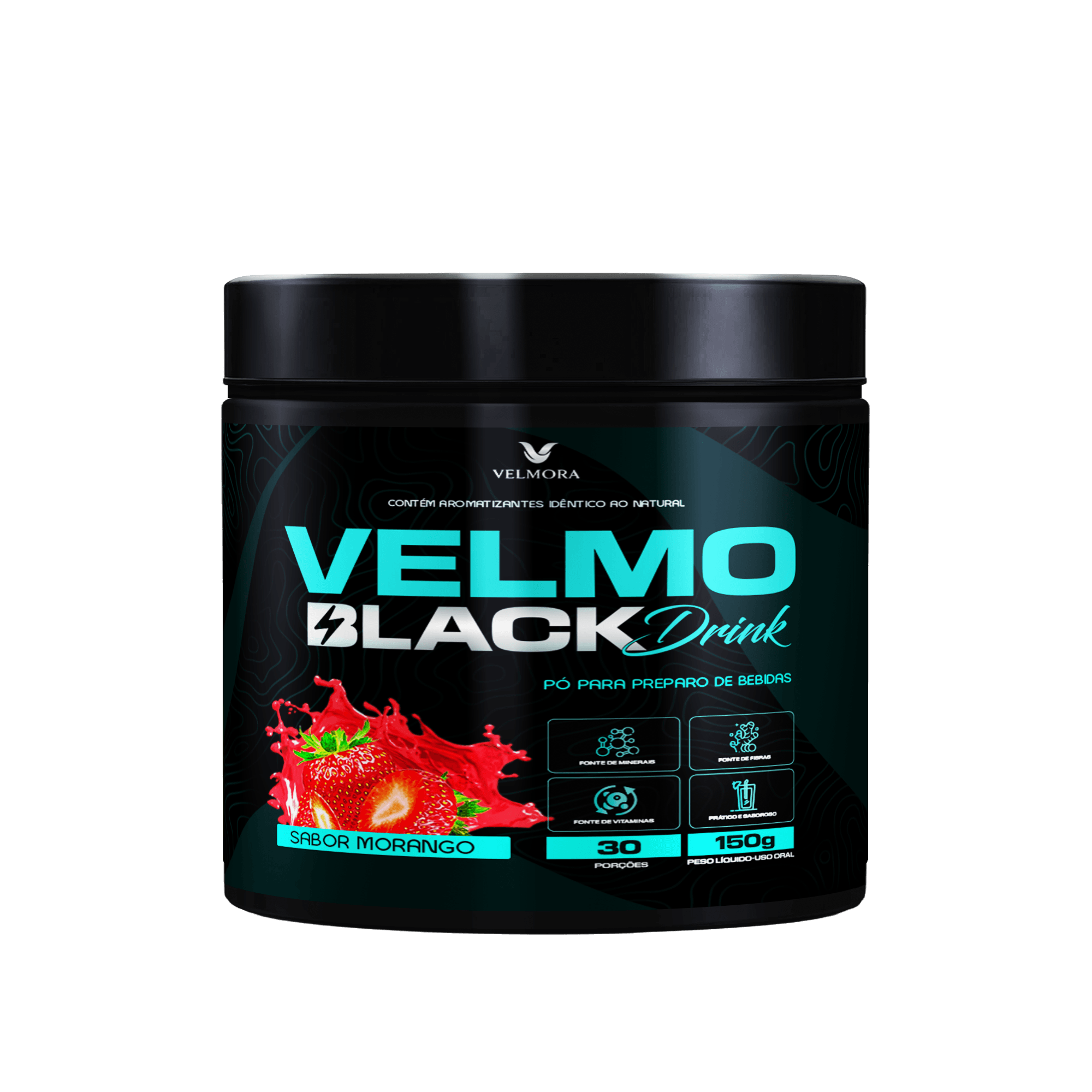 Velmo Black Morango 1 Mês